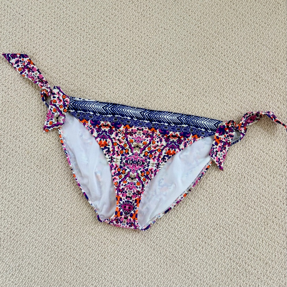Athleta Colorful Pattern Bikini Bottom